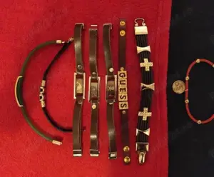 Lot Bratari, piele naturala, silicon, Guess, etc  - imagine 3