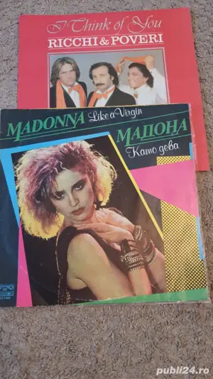 Disc vinil Madonna (Like a Virgin) ,Ricchi&Poveri (I Think of You),Mac Kissoon-I've found my freedom