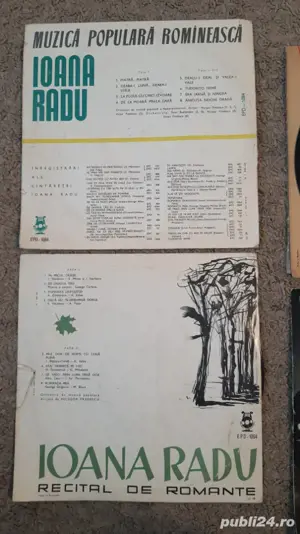 Disc Vinil Ioana Radu 4versiuni Romante si Muzica populara veche, impecabile - imagine 3