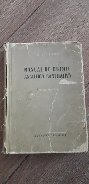 Manual chimie analitica cantitativa - volumetria
