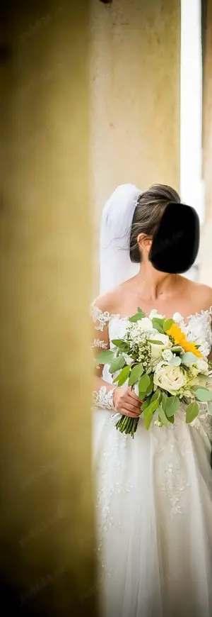 Vand rochie de mireasa marimea 38 - imagine 3