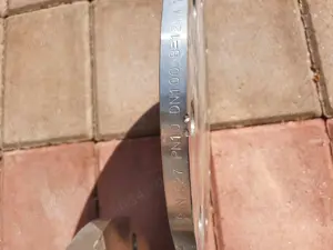 FLANSA plana din otel inoxidabil Dn .110mm si flansa oarba aferenta