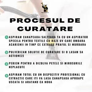 Curatare canapele saltele tapiterii - imagine 3