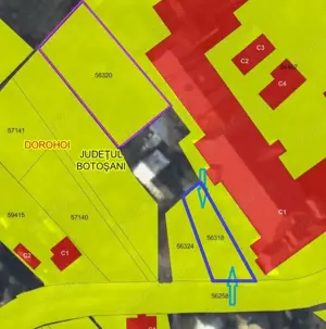 Teren central în Dorohoi, jud. Botoșani