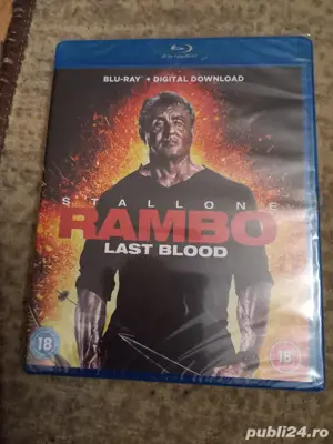 Sylvester STALLONE,RAMBO 5,Last BLOOD,(ULTIMA luptă)blu ray,Sigilat,colecție rară 