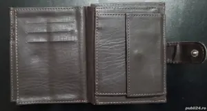 vând portofel bărbătesc din piele, NOU  - imagine 3