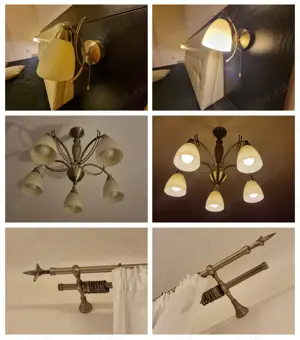 Mobila dormitor, pat dublu, dulap, noptiere, accesorii - imagine 4