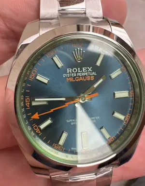 Rolex Milgauss 116400GV 904L Blue VSF 3131 40 mm - imagine 2