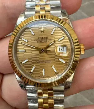 Rolex Datejust 41mm Jubilee 904L Gold VS 3235 72h rezerva de putere
