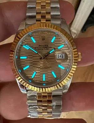 Rolex Datejust 41mm Jubilee 904L Gold VS 3235 72h rezerva de putere - imagine 4