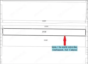 arabil cultivat, canal irigatii, UAT Gurbanesti spre Nana si Curcani - imagine 3