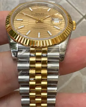 Rolex Datejust 41mm Jubilee 904L Gold VS 3235 72h rezerva de putere - imagine 3