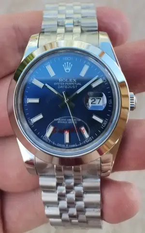 Replica Clona Rolex Datejust 126300, Jubilee, BRIGHT BLUE