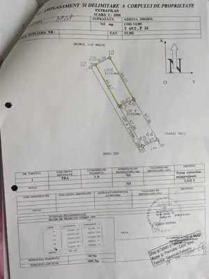 Vand teren intravilan Ulmi - imagine 5