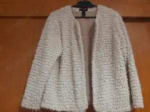 sacou H&M din material buclat marimea 46 - imagine 1