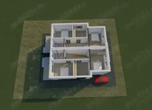 Dumbrăvița, casa tip duplex P+E, 256 mp teren, 110 mp utili, 162000 euro  - imagine 11