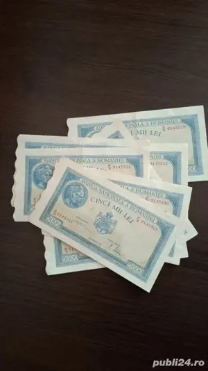 bancnote bani 5000 lei 1945 - imagine 5