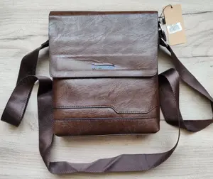 Geanta de umăr, Piele Ecologica, brand BENZI, BZ 5308 B, Maro - imagine 4