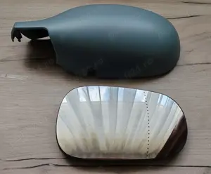 Capac de oglindă stânga, prevopsit și Sticlă oglindă pentru Renault Megane 1 - imagine 2