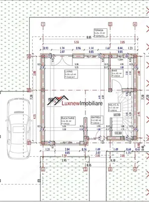 Comision 0%! Casa individuala semifinisata 110 mp utili, teren 400 mp in Luna. - imagine 12