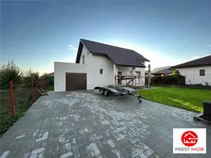 Casa standarde ridicate, la cheie  , 4 + camere, cu garaj atasat de casa si 410 mp teren, Sancraiul