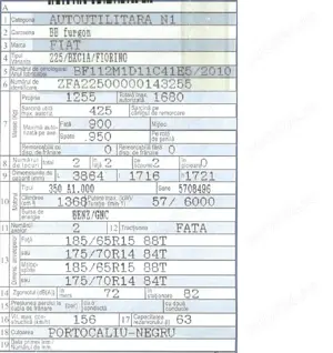 Vand Fiat Fiorino 2010 - imagine 3