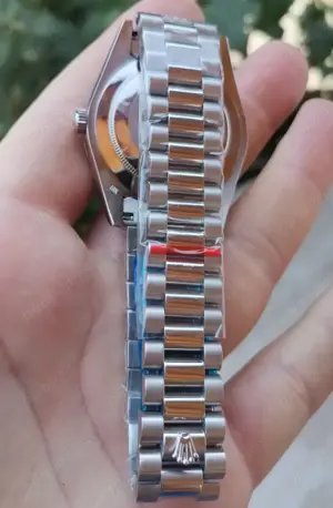 Replica Clona Rolex Day-Date 228236, Oyster President, Verde - imagine 3