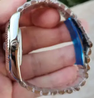 Replica Clona Rolex Day-Date 228239, Oyster President, BRIGHT BLUE - imagine 4