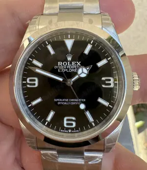 ROLEX Explorer 1 224270 40mm 904L SS SS Blk VSF VS3230 1:1 1 la 1 super-clona 72 ore reverva putere