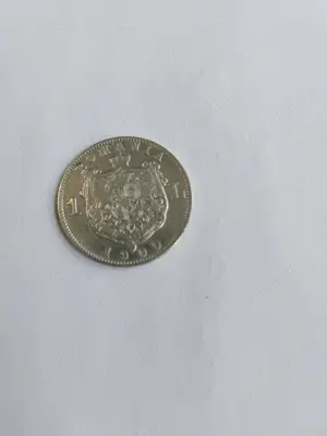 vind moneda argint  de 1 leu 1900 frumoasa