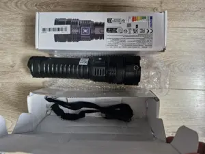 Lanterna LED tactica reincarcabila, baterie de litiu de inalta capacitate de 15000mAh, 1km 