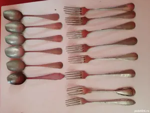 Tacamuri din alpaca argintate - imagine 2