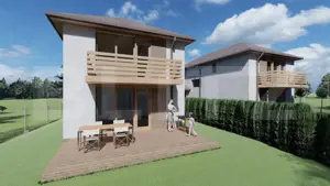 Oportunitate! Proiect in executie ! Casă individuală, 4 camere, 3 băi, Dezmir ! - imagine 2