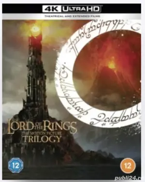 Trilogia lord of the rings blu-ray 4K