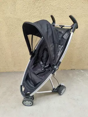 Carucior Quinny Zapp cu 3 roti, negru, impecabil