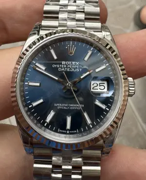 Rolex Datejust 36 mm Jubilee 904L Blue VSF 3235