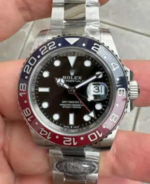 Rolex 40 mm GMT Master II Pepsi CLEAN DD3285 904L Oyster 72 h Rezerva de Putere