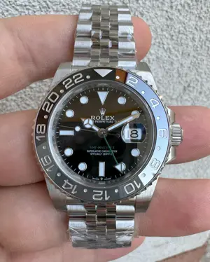 Rolex 40 mm GMT Master II 126710 Bruce Wayne 904L Jubilee Clean DD3285 72h Rezerva - imagine 3