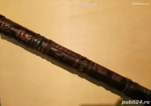 Antic suport tibetan pentru pergamente și hărți  - imagine 2