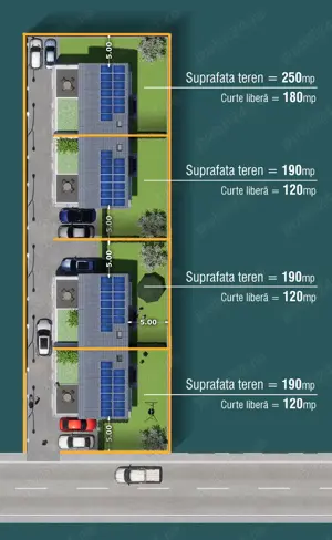 Vila tip duplex, 5 camere, Terasa, Curte- Popesti-Leordeni - imagine 6