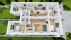 Duplex in centrul Comunei Sacalaz P+E+Pod, 4 camere  - imagine 5