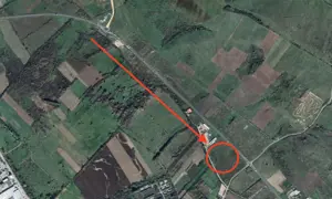 Teren la Centura pe partea cu orasul