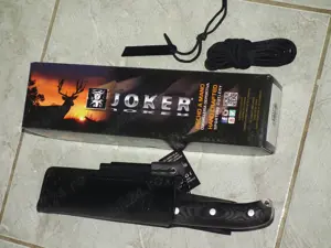 Briceag bushcraft spaniol JOKER Ursus otel Böhler N695 amnar si paracord