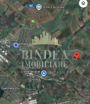 Teren arabil Giarmata  langa autostrada
