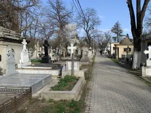 Cimitirul Bellu - loc de veci cu 4 cripte (stanga-dreapta) - imagine 2