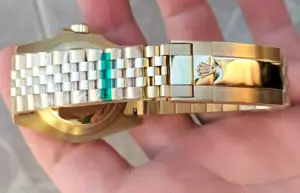 Replica clona 1 la 1 1:1 Rolex GMT Master 2 II 40 mm Automatic Gold Jubilee - imagine 4