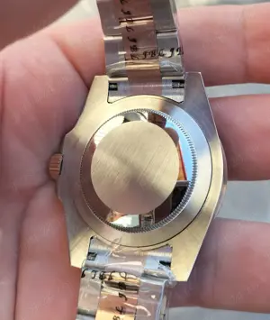 Replica clona 1 la 1 1:1 Rolex GMT Master 2 II 40 mm Automatic Two Tone Oyster Rose Gold - imagine 4