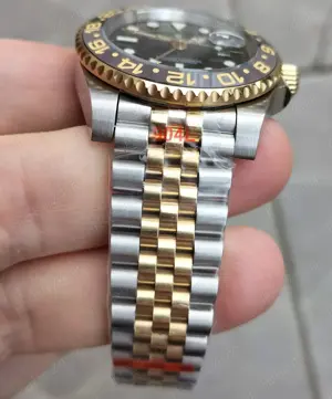 Replica clona 1 la 1 1:1 Rolex GMT Master 2 II 40 mm Automatic Two Tone Jubile Jubilee - imagine 2