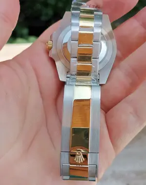 Replica Clona Rolex GMT Master 2 Black 126713LN, Oyster - imagine 3