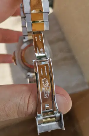 Replica Clona Rolex GMT Master 2 Black 126713LN, Oyster - imagine 4